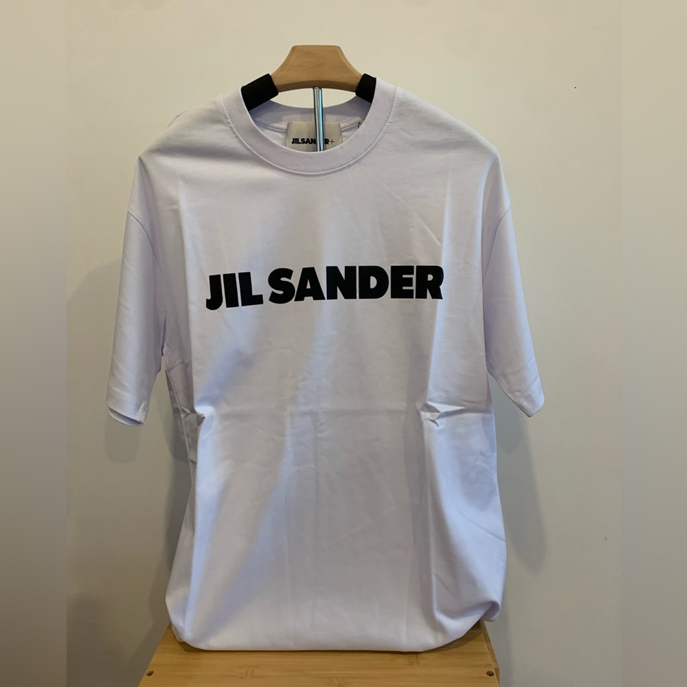 Jil Sander logo-print detail T-shirt